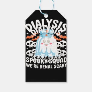 Dialysis Nephrology Nurse Cute Halloween Spooky Es Gift Tags
