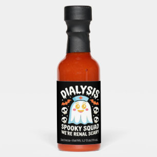 Dialysis Nephrology Nurse Cute Halloween Spooky Es Hot Sauces