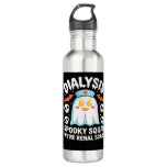 Dialysis Nephrology Nurse Cute Halloween Spooky Es Stainless Steel Water Bottle
