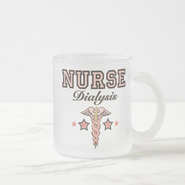Dialysis Nurse Caduceus Mug (Right)