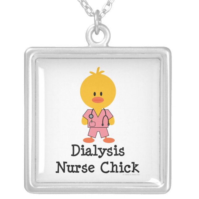 Dialysis Nurse Chick Necklace (Front)