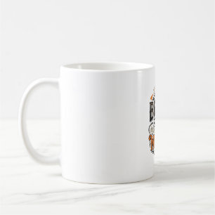 Dialysis Nurse Halloween Broom Broke Vintage Desig Coffee Mug