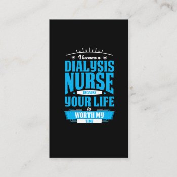 Dialysis Nurse Hero Kidney Nephrology Nursing Business Card by Designer_Store_Ger at Zazzle