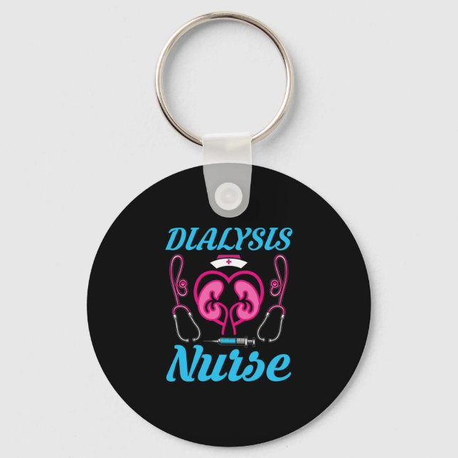 Dialysis Nurse Keychain (Front)
