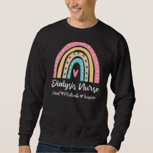 Dialysis Nurse Nephrology Nursing Student Rainbow Sweatshirt