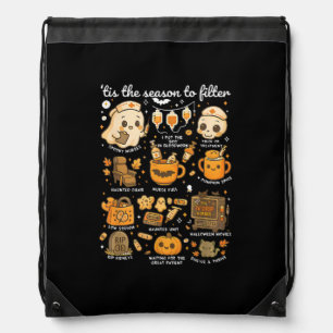 Dialysis Nurse Tis The Season To Halloween Drawstring Bag