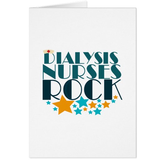 Dialysis Nurses Rock Cards (Front)