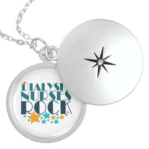 Dialysis Nurses Rock Locket Necklace