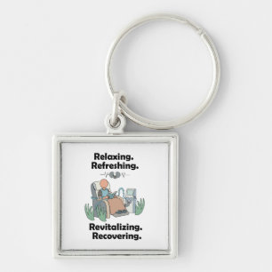 Dialysis Patient Revitalizing Recovery Party Keychain