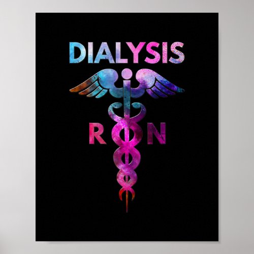 Dialysis RN Nurses Nephrology Registered Nurse Poster