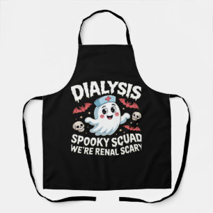 Dialysis Spooky Squad Renal Halloween Nephrology N Apron
