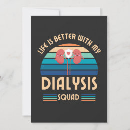 Dialysis Squad Appreciation Dialysis Nurse Tech Holiday Card