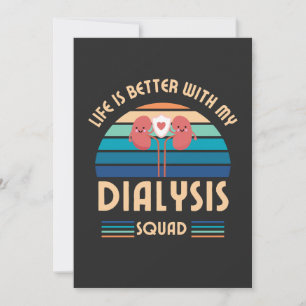 Dialysis Squad Appreciation Dialysis Nurse Tech Holiday Card