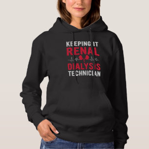 Dialysis Tech Keeping It Renal Heartbeat Dialysis Hoodie