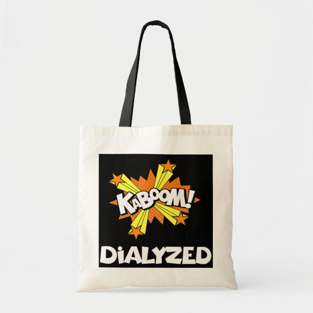 Dialysis Tech Kidney Nurse Transplant Patient Tote Bag (Front)