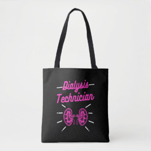 Dialysis Technician Colorful Kidneys Medical Nurse Tote Bag