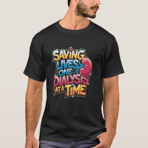 Dialysis Technician Kidney Nurse Design for Dialys T-Shirt