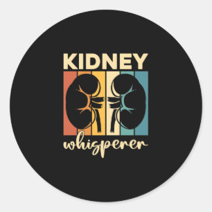 Dialysis Technician Kidney Whisperer Dialysis Tech Classic Round Sticker