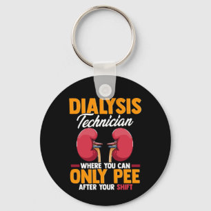 Dialysis Technician Nephrology Kidney Keychain