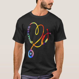 Dialysis Technician Nurse Kidney Heartbeat Nursin T-Shirt