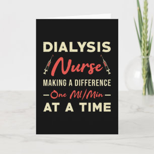 Dialysis Technician Nurse Nephrology Dialysis Tech Card