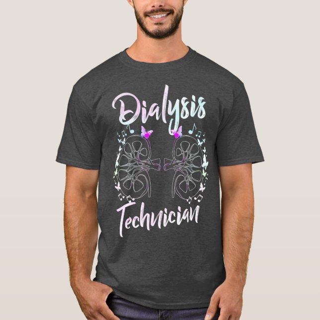 Dialysis Technician Sound Nephrology Tech T-Shirt (Front)