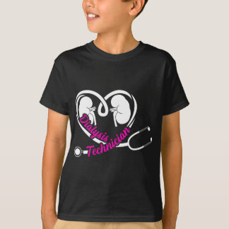 Dialysis Technician Stethoscope Nephrology Tech T-Shirt