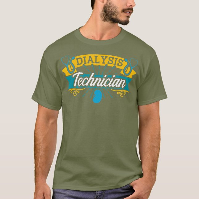 Dialysis Technician Succeed Nephrology Tech T-Shirt (Front)