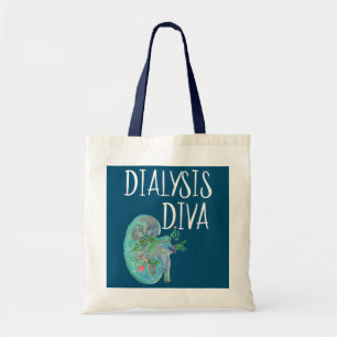 Dialysis Technician Women Kidney Transplant Nurse Tote Bag