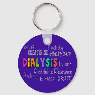 Dialysis Terminology Gifts Keychain