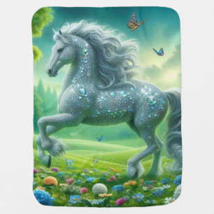 Diamant Horse Baby Blanket