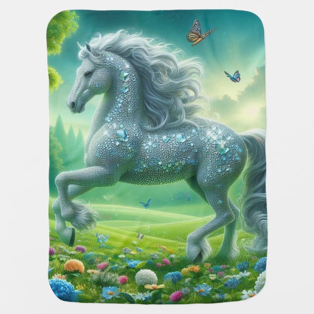 Diamant Horse Baby Blanket (Front)