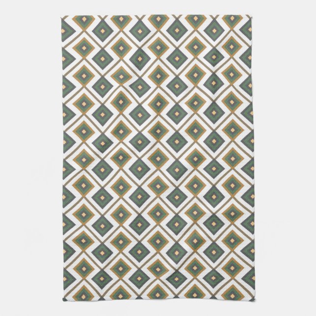 Diamante in green kitchen towel (Vertical)