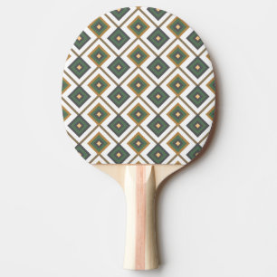 Diamante in green Ping-Pong paddle