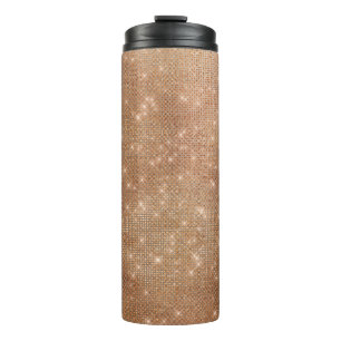 Diamante Sequin Thermal Tumbler