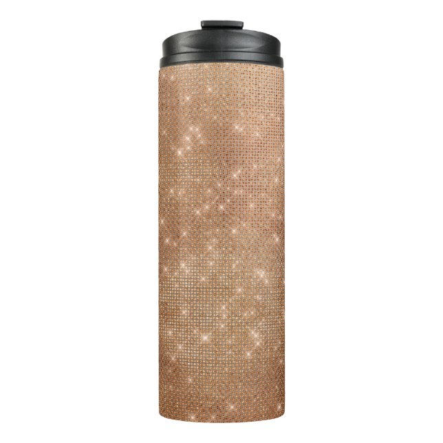 Diamante Sequin Thermal Tumbler (Front)