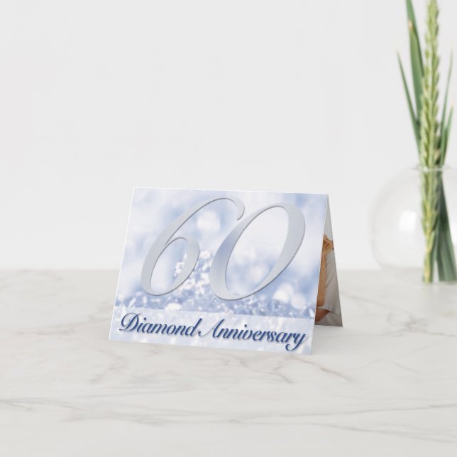 Diamond (60th) Gems Anniversary Invitation (Front)