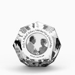 Diamond 60th PHOTO Wedding Anniversary Gem Acrylic Award<br><div class="desc">Stylish diamond 60th wedding anniversary gift for parents,  family or friends featuring a diamond  type background and template fields for text and a photo of the happy couple. ____________________________________________________________________________ For assistance,  custom design or matching items contact Designer LeahG via the contact tab below.</div>
