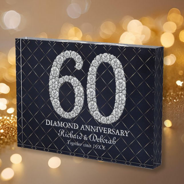 Diamond 60th Wedding Anniversary Gift For Parents (Diamond 60th Wedding Anniversary Gift For Parents
)