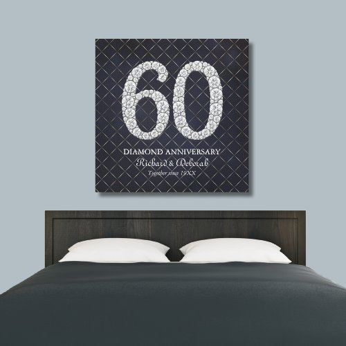 Diamond 60th Wedding Anniversary Real