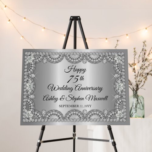 Diamond 75th Wedding Anniversary Party