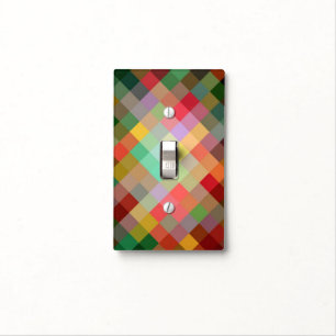 Diamond Abstract Art Light Switch Cover