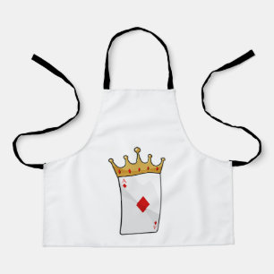 Diamond Ace with King Crown Apron