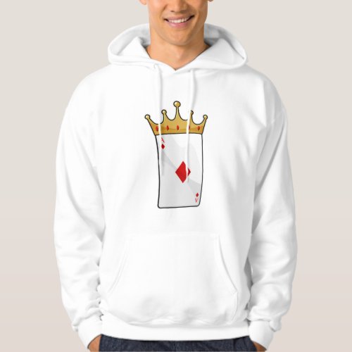 Diamond Ace with King Crown Hoodie