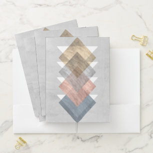 Diamond Align I Pocket Folder