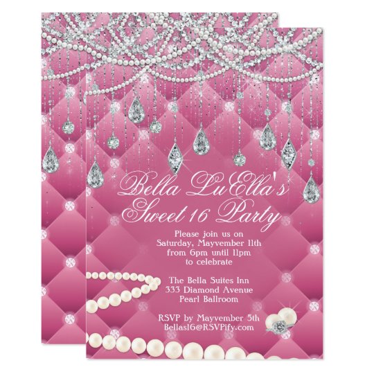 Bling Party Invitations 6