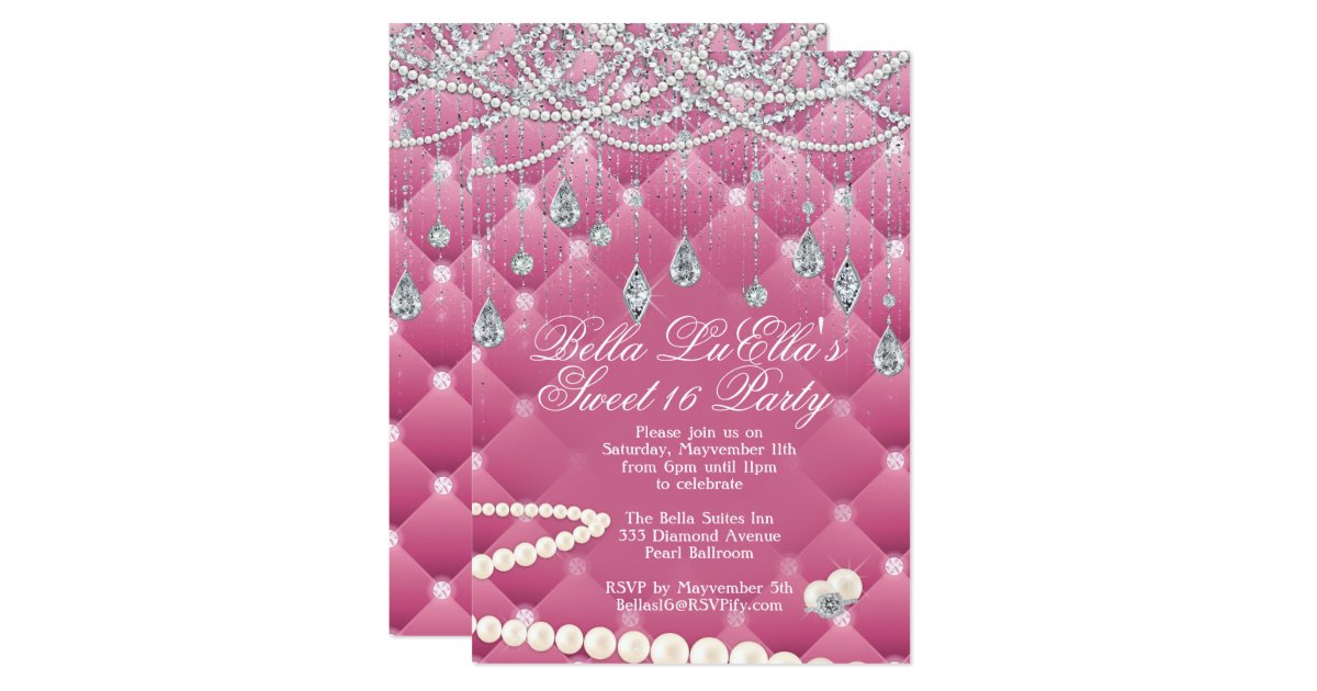 Bling Party Invitations 9