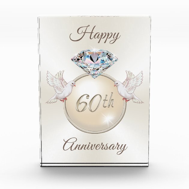 Anniversary Gift - 60th Wedding Anniversary - Diamond Wedding Print –  Unique Word Designs