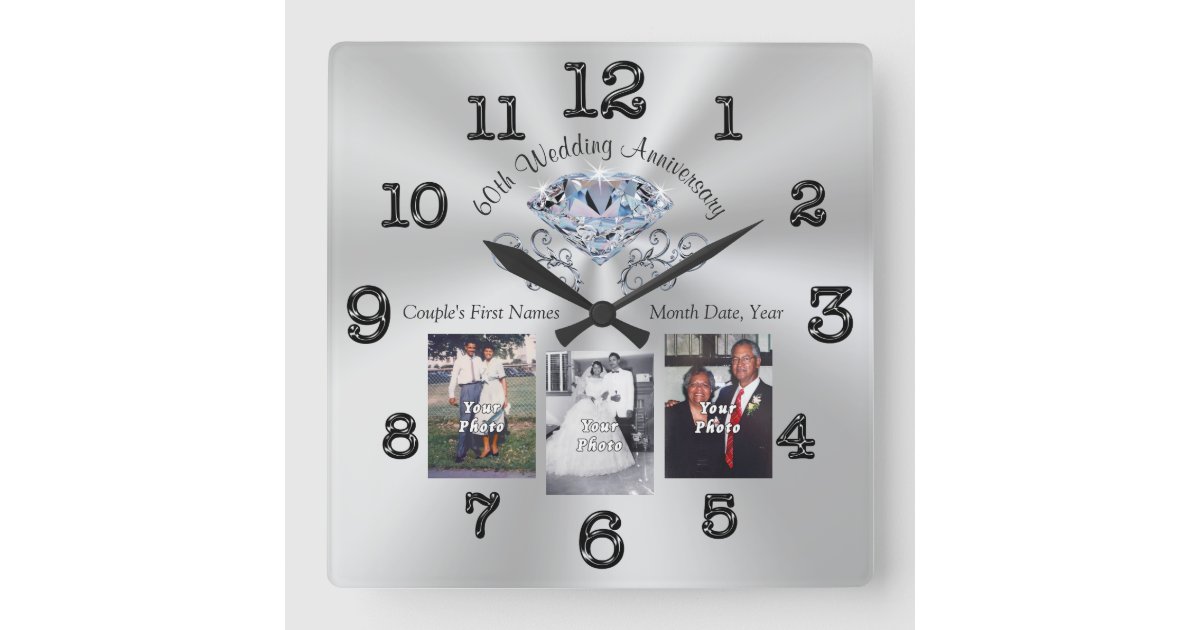 Personalized Diamond Anniversary Gift Ideas, 60th | Zazzle