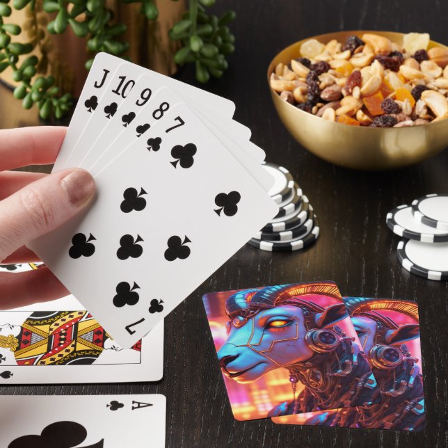 Diamond Aries in April Poker Cards (In Situ)